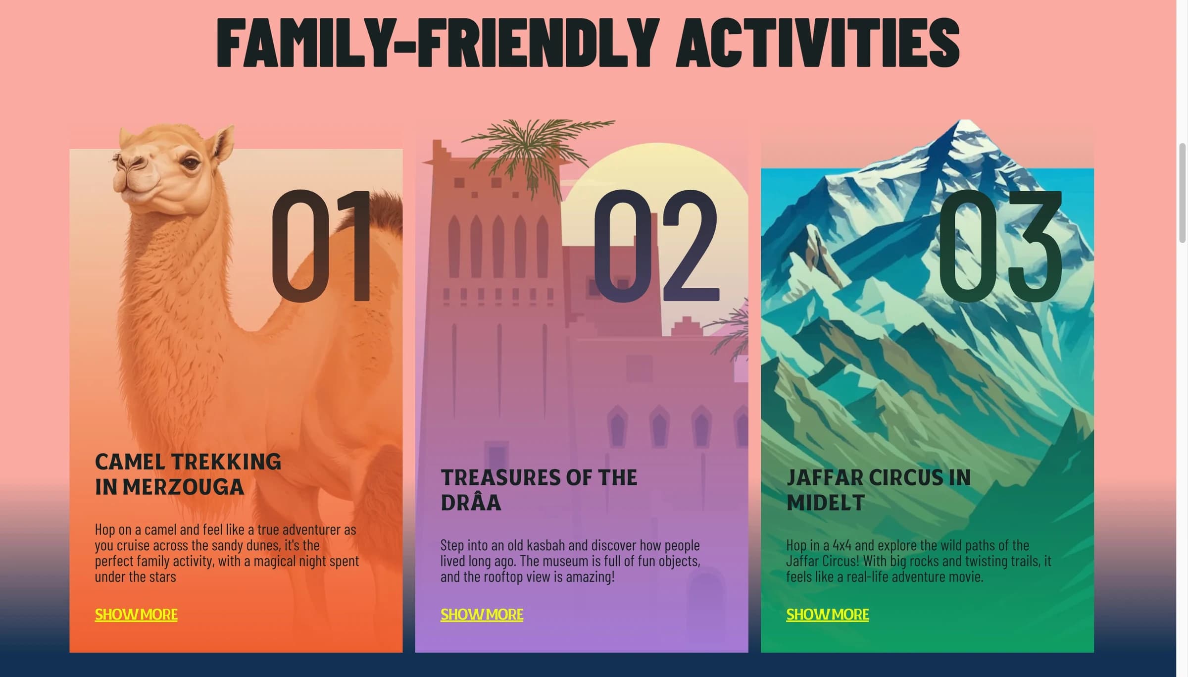 Activities — Visit Drâa-Tafilalet