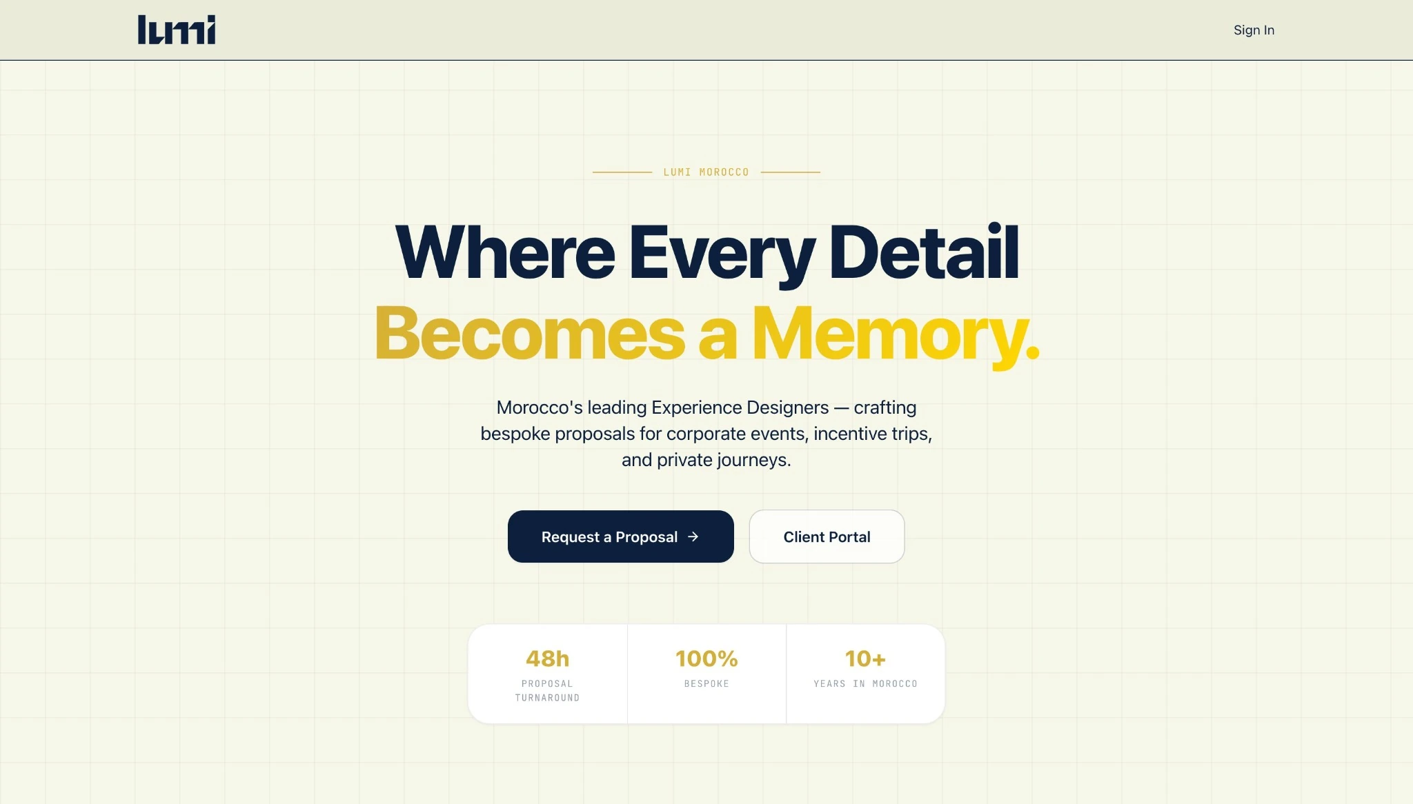 Brief — Lumi RFP