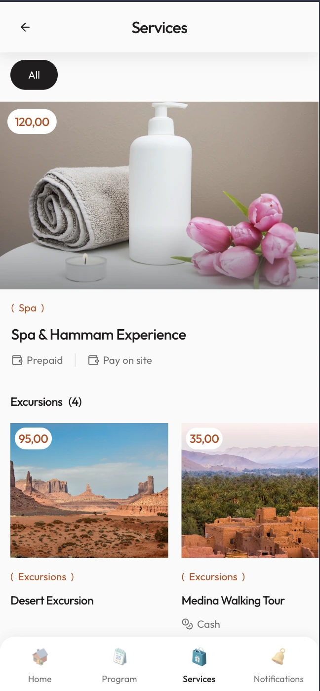 Trippp Traveler — Services